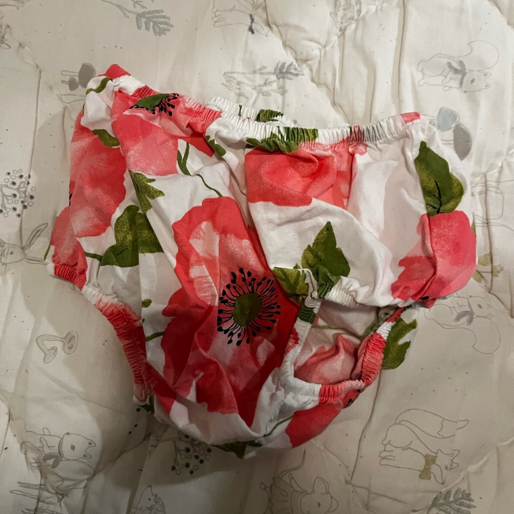 Floral Print Baby Bloomers - Picture 2 of 4